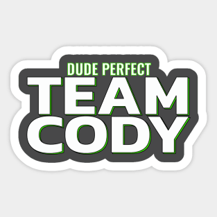 The Team Cody Tee Sticker